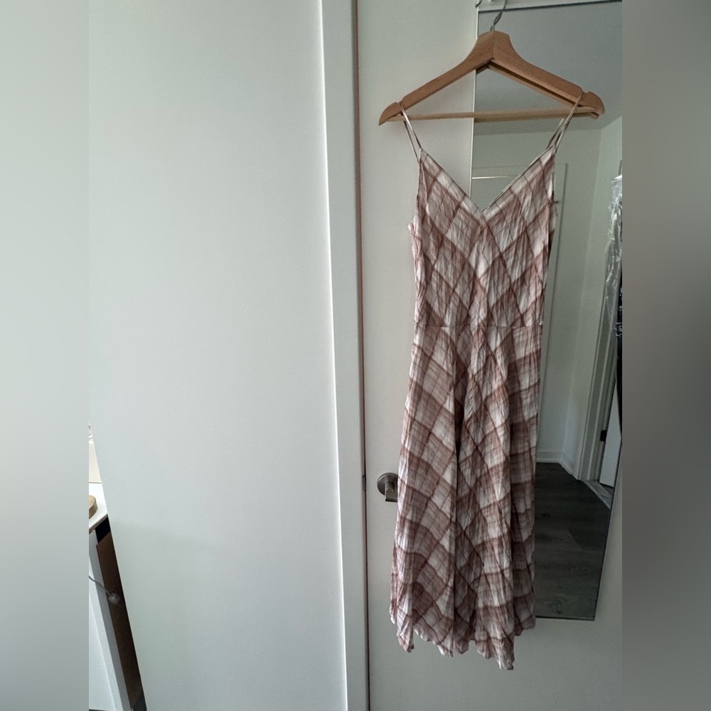 Vince Hazy Print Cami Midi Dress size S